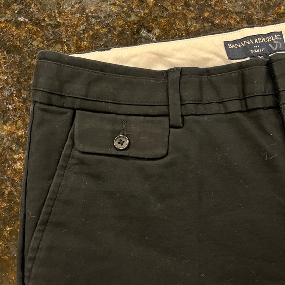 Banana Republic Ryan Fit Ladies Black Twill Pants - Picture 5 of 13